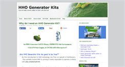 Desktop Screenshot of hho-generator-kits.com